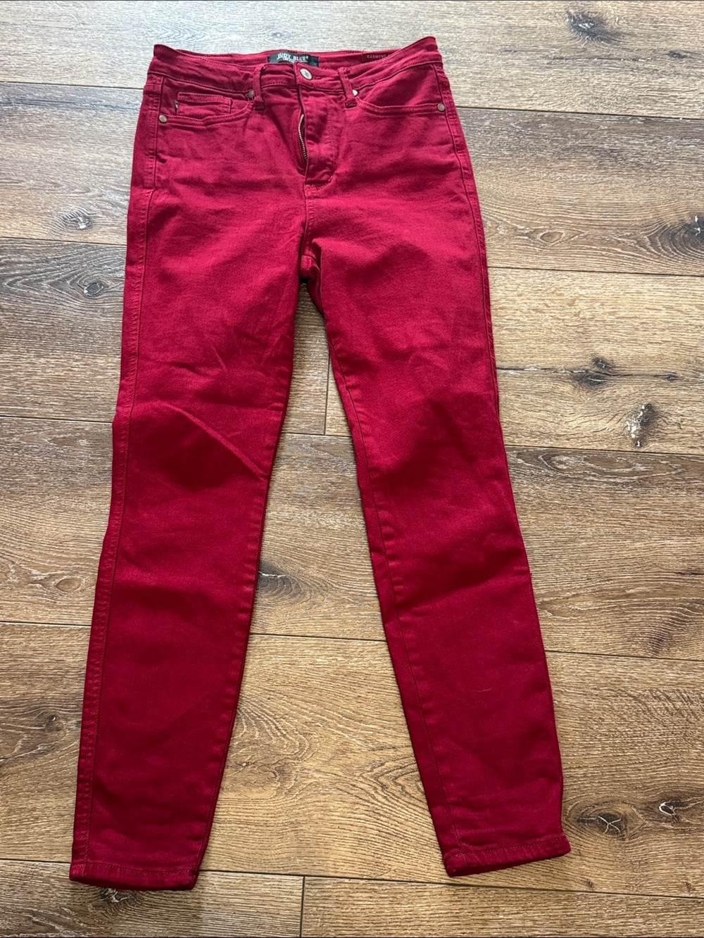 Judy blue red skinny fit jeans 7/28